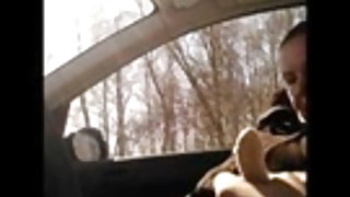 Villog a forró, szexi anya pornó nagyi egy autó, szex videó